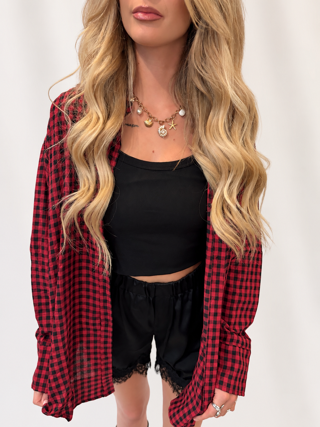 Check Mate Button Down