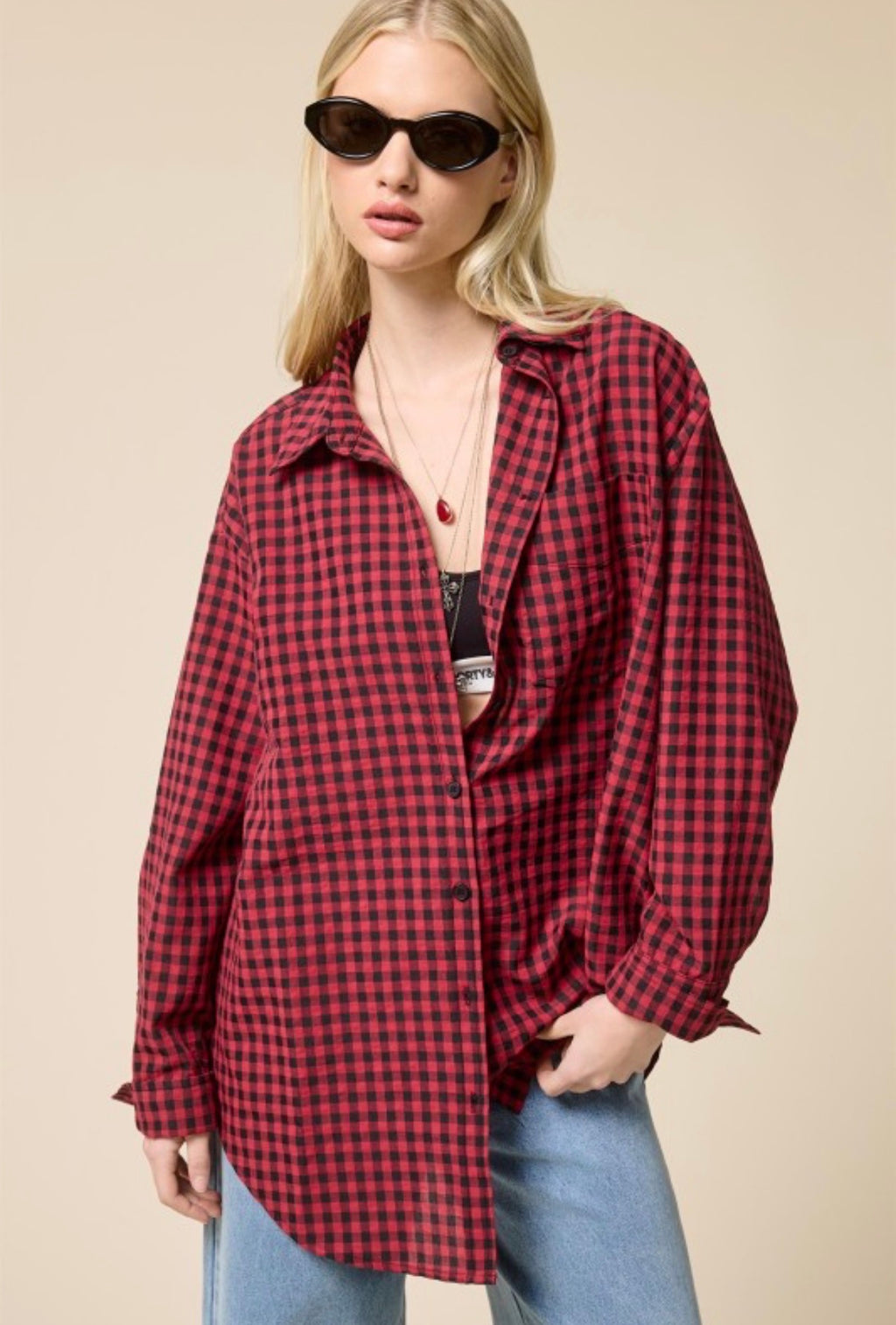 Check Mate Button Down