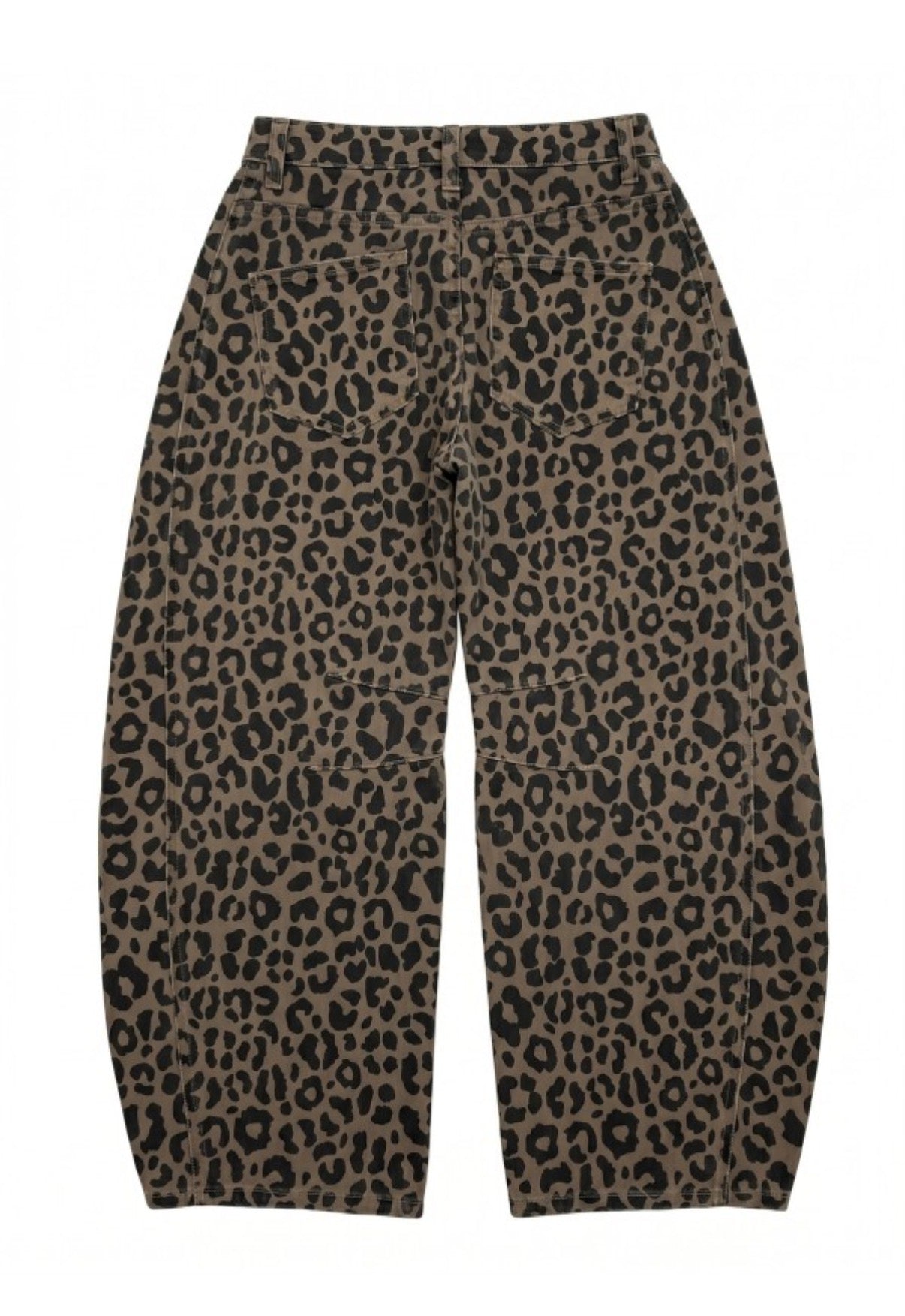 Leopard Barrel Jeans
